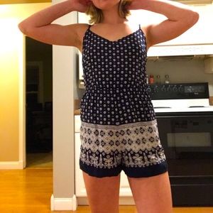 Patterned Romper